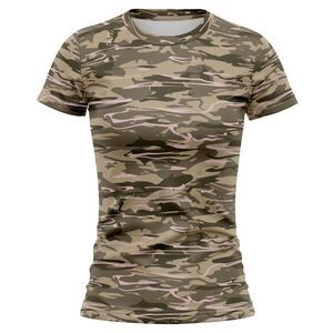 Antler® Women's 4.4 Oz. Polyester Interlock Short Sleeve T-Shirt