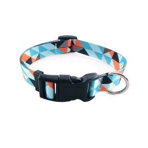5/8"W x 12"L Adjustable Pet Collar w/ Buckle Release Sublimation