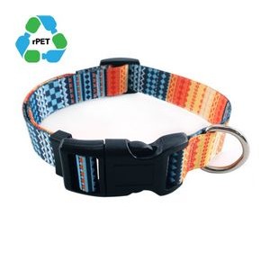3/4" x 20" rPET Eco-friendly Sublimation Pet Collar w/ Buckle Release
