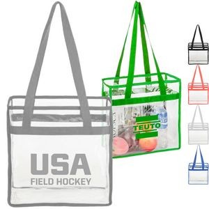 Stadium Approved Clear Tote Handbag (12
