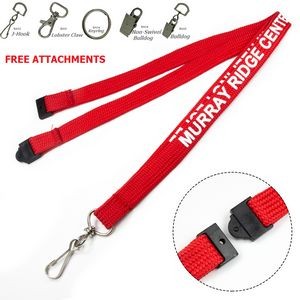 5/8" Tube Lanyards with Safety Breakaway