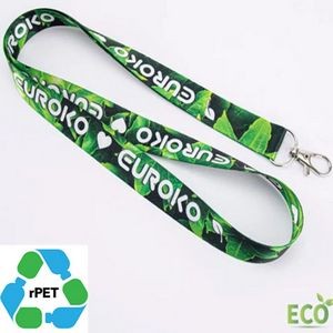 5/8" rPET Recycled Polyester Sublimation Lanyard