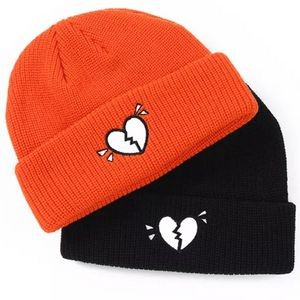Cuffed Knitted Beanie With Direct Embroidery Logo