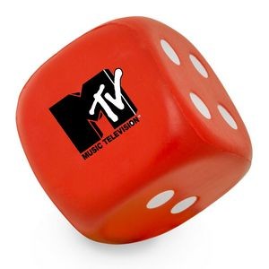 Dice Shaped Stress Balls w/ Custom Logo PU Stress Reliever Balls