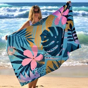 30"x 60" Sublimated Plush Microfiber Beach Towel