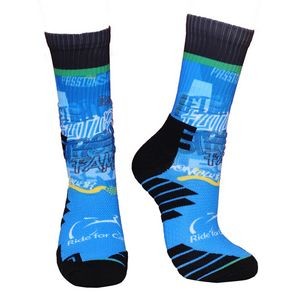 Basketball Crew 360 digital print socks w/ full customization