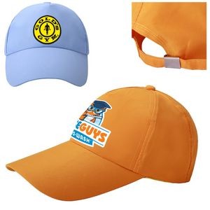 Polyester Constructed 5 Panel Baseball Caps w/ Metal Buckle