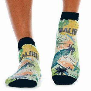 Ankle length 360 digital printed full-wrap full color socks
