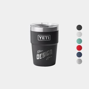 16 Oz YETI Rambler Stainless Steel Insulated Stackable Cup w/ Lid