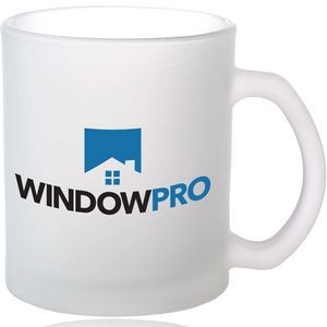 11.5 Oz. Full Color Sublimation Frosted Glass Coffee Mugs