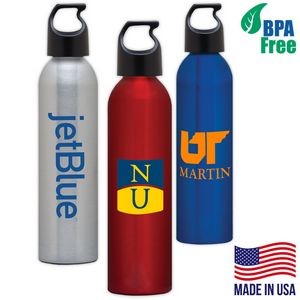 USA Made 24 oz. BPA free Aluminum sports bottles