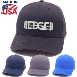 True American Made 6-Panel Standard Twill Cap
