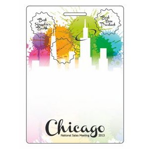 USA Made Full Color Badge w/Pop Outs (4.25"x6")