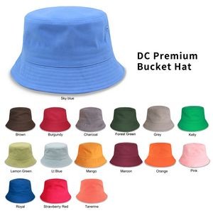 100% Premium Cotton Twill Bucket Hat