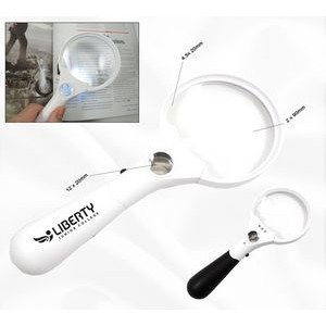 Large Magnifying Lens with Ultra-Bright LED Large Hand Held Magnifying Lens