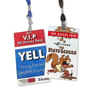 Event Credential Cards (5" x 3")