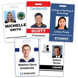 Personalized ID & Event Cards (3.375" x 2.125")