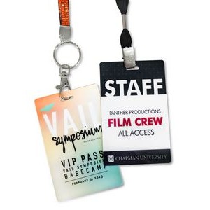 Event Credential Cards (4.25" x 2.75")