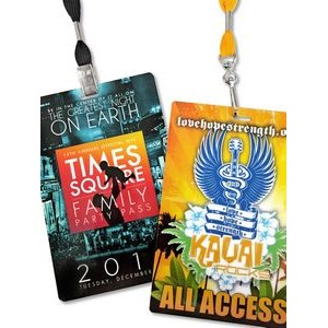 Event Credential Cards (6" x 4")
