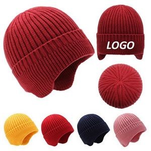 Knit Cap With Ear Flaps