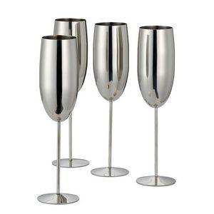 8 oz Stainless Steel Champagne Flute