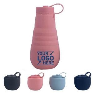 21 OZ Collapsible Sports Water Bottles