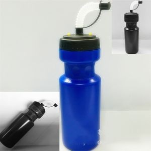 22oz Bicycle Bottle with Straw Tip Lid
