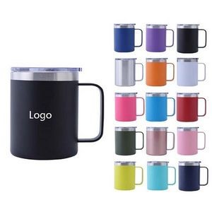 12 OZ Vacuum Insulated Coffee Mug with Handle