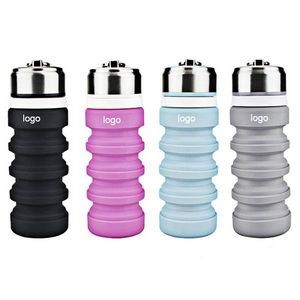 14OZ Collapsible Silicone Water Bottle