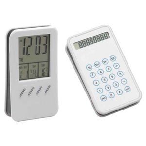 Calendar and Calculator Clock
