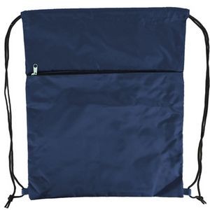 Drawstring Bag w/Zipper