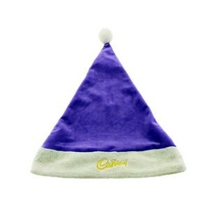 Purple Plush Christmas Santa Hat