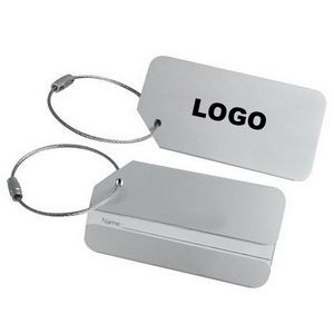 Metal Key Ring Aluminum Luggage Tag