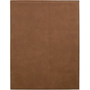 Dark Brown Leatherette Recognition Plaque