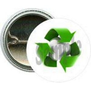 Awareness - Recycle 2 - 1 Inch Round Button