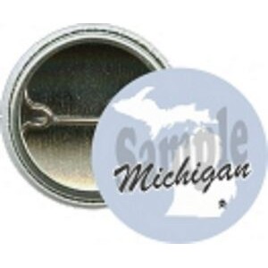 States - Michigan, 1 - 1 Inch Round Button