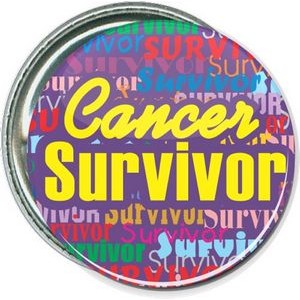 Awareness - Cancer Survivor - 1 1/2 Inch Round Button