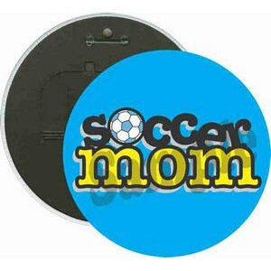 Soccer - Soccer Mom - 6 Inch Round Button