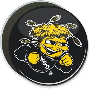 College - Wichita State University Shockers, 1 - 6 Inch Round Button