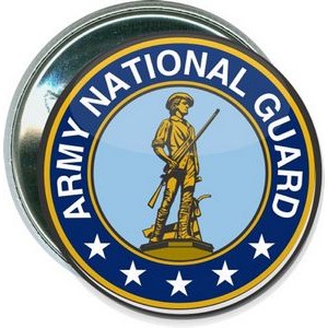 Military - Army National Guard - 2 1/4 Inch Round Button