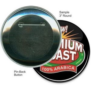 Custom Buttons - 3 Inch Round, Pin-back