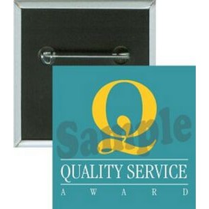 Award - Quality Service Award - 2 Inch Square Button