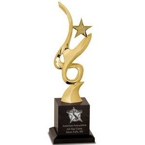 Capri Star Crystal Award - Gold