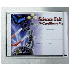 Dibond Metal Slide In Certificate Plaque-5x7