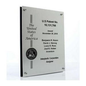 Keystone Patent Award Plaque 8x10