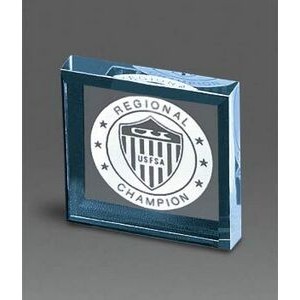 Beveled Square Acrylic Paperweight