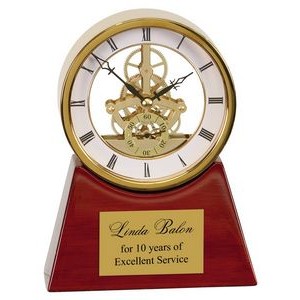 Carriage Executive Clock-Gold