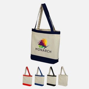 Full Color Heavy Canvas Two Tone Tote