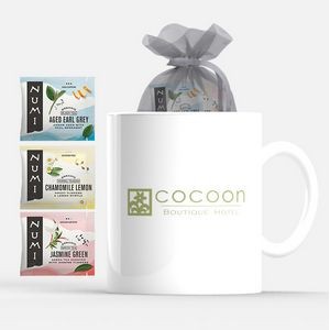 Premium Numi Organic Tea and Full Color Mug Gift Set