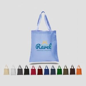 Full Color Heavy Canvas Promotional Everyday Tote (15" x 16")